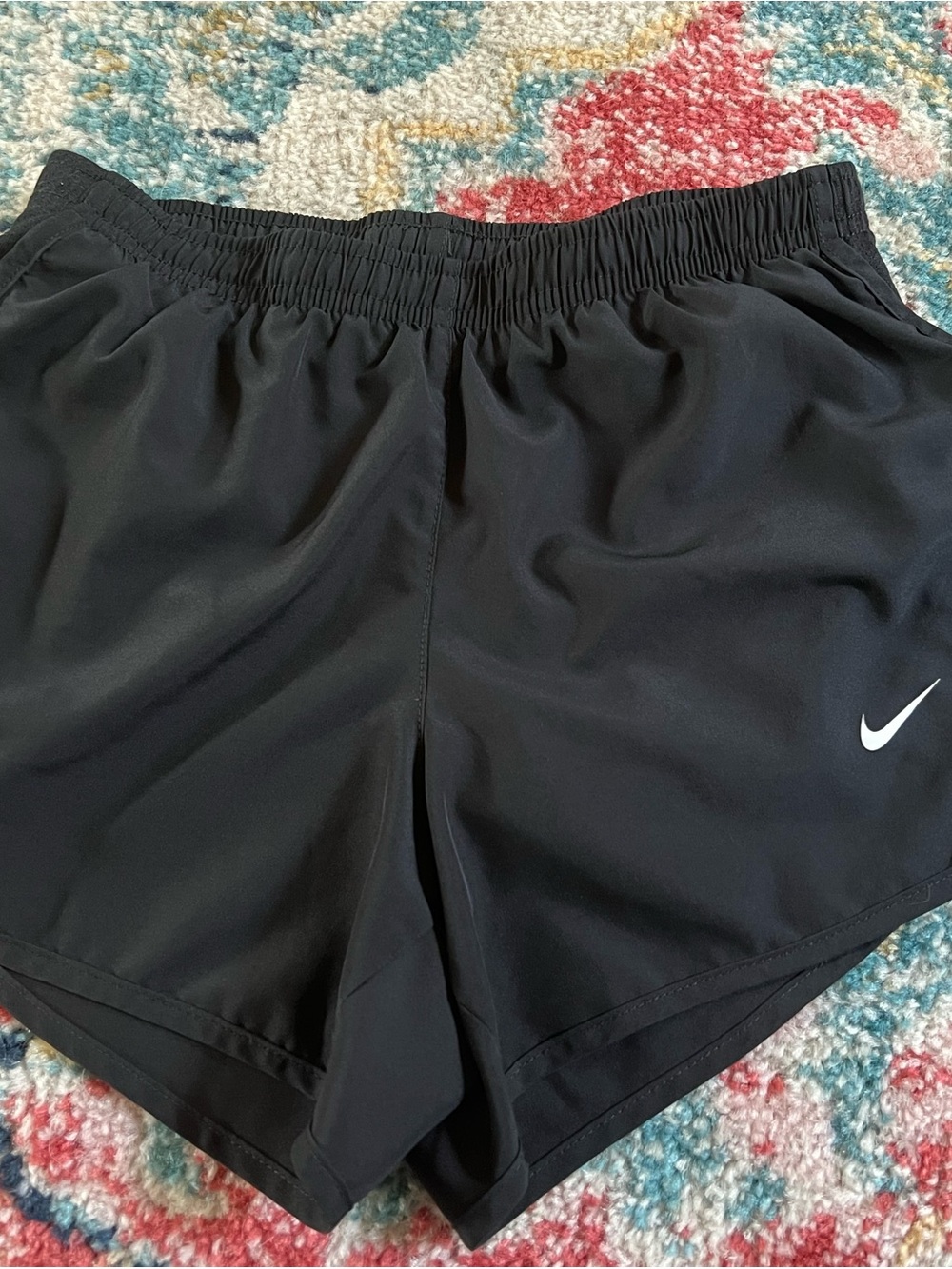 Girls Nike Tempo Dri-Fit Running Shorts, Black, Size Medium
